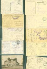 Lot mit 30 AK Frankreich Westfront Feldpoststempel WK I Posten 21 bis 100 AK