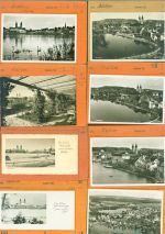 W7967 Bad Waldsee Lot mit 12 AK Musterkarten Original aus Metzarchiv Bestellvorgänge und Auflagenzahlen Mönch Kleinposten bis 20