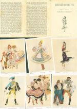 Lot mit 8 AK signiert Johanna Plak Serie Operette Der Zigeunerbaron komplett Originalumschlag Künstlerkarten Strauss, J. Kleinposten bis 20