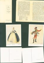 Lot mit 8 AK signiert Johanna Plak Serie Operette Der Zigeunerbaron komplett Originalumschlag Künstlerkarten Strauss, J. Kleinposten bis 20