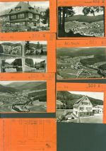 72270 W7292 Röt Kleinposten bis 20 Lot mit 14 AK Musterkarten Original aus Metzarchiv Bestellvorgänge und Auflagenzahlen
