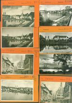 W7967 Bad Waldsee Lot mit 15 AK Musterkarten Original aus Metzarchiv Bestellvorgänge und Auflagenzahlen Mönch Kleinposten bis 20