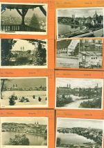 W7967 Bad Waldsee Lot mit 15 AK Musterkarten Original aus Metzarchiv Bestellvorgänge und Auflagenzahlen Mönch Kleinposten bis 20