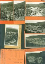 72275 W7297 Reinerzau Kleinposten bis 20 Lot mit 13 AK Musterkarten Original aus Metzarchiv Bestellvorgänge und Auflagenzahlen
