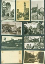 W8450 Amberg , Oberpf Lot mit 25 AK Originale aus dem Archiv des Metzverlags Klebereste Rückseitig Mönch Posten 21 bis 100 AK