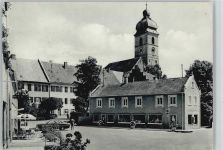 85560 W8017 Ebersberg , Oberbay 1968 - Marienplatz Pfarrkirche