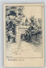 35644 W6331 Hohensolms - Altes Tor Burg sign. K.H.Zunn