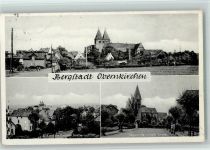 31683 W3063 Obernkirchen - Blick auf Rintelner Straße Hegestraße mit Kath. Kirche Ortsansicht
