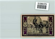 Stolp Slupsk - Notgeld Husar Blücher sign. W.H. Lippert Gefangener Oberst Betting