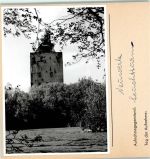 20095 W2191 Hamburg-Insel Neuwerk FOTO KEINE AK Foto montiert auf Karton Leuchtturm