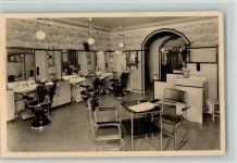 Brüssel Bruxelles Salon de coiffure - Le Grand Hotel Friseur 1938 Gebrauchsspuren