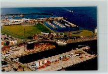 27472 W2190 Cuxhaven FOTO KEINE AK Fliegeraufnahme Alter Hafen