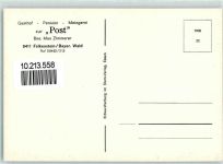 93167 W8411 Falkenstein , Oberpf - Gasthaus Zur Post Innenansicht Burg Falkenstein