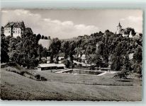 74541 W7175 Vellberg - Freibad mit Schloß und Stöckenburg