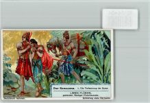 Das Ramayana Nr.16 Sammelbild Liebig Volkstypen / Brauchtum Indien