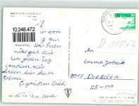 01762 O8239 Schmiedeberg , Osterzgeb - Rückseite mit Abschürfungen bzw Kleberesten Freiheitskapelle Eisenbahnlinie