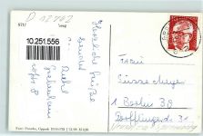 02742 O8713 Neusalza-Spremberg - Rückseite mit Abschürfungen bzw Kleberesten