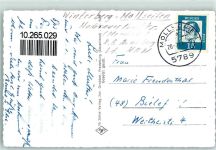 59955 W5788 Mollseifen Gebrauchsspuren Rückseite mit Abschürfungen und Kleberesten