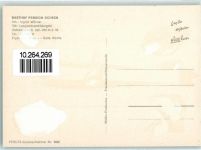 76596 W7564 Langenbrand , Murgtal Gebrauchsspuren Rückseite mit Abschürfungen und Kleberesten Gasthof Pension Ochsen Inhaber Ingrid Wörner