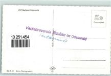 74722 W6967 Buchen (Odenwald) - Rückseite mit Abschürfungen bzw Kleberesten