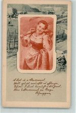 Tracht Landwirtschaft AK Schubert, H. 1900