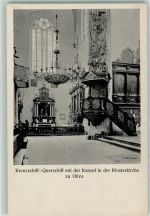Oliva Oliwa - Kreuzschiff-Querschiff mit der Kanzel in der Klosterkirche