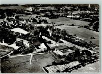 50390 Saint-Sauveur-le-Vicomte 1964 - Fliegeraufnahme Abbay Ste Marie