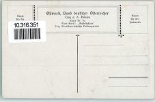 Ostmark, Bund deutscher Österreicher Nr. 42 Pferdeschlitten Deutschtum Künstlerkarte
