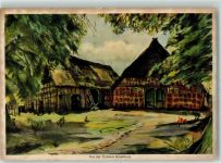 28876 W2806 Oyten Gebrauchsspuren Bauernhof Landhaus Jungborn Künsterkarte