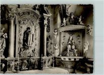 63936 W8762 Schneeberg , Unterfr - Wallfahrtskirche zur Mutter Gottes Taufbecken
