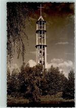 10115 W1000 Hansaviertel Foto AK Kaiser Friedrich Gedächtniskirche Stempel
