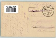 52000 Chaumont 1917 - Feldpost WK I