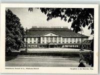 W6200 Biebrich Werbung Sektkellerei Henkell Hauptfront in der Biebricher Allee AK Sekt
