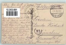 28120 Marcheville 1915 - Feldpost WK I 10. Inf.Div. Kirche