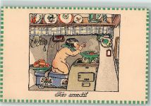 Serie 7 Nr. 3 Nasim Detem AK Fischerova-Kvechova, M. Lithographie