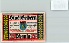 47608 W4170 Geldern Notgeldschein 75 Pfennig Notgeld Drache