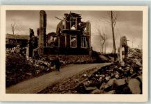 62580 Vimy - Straße Ruinen WK I