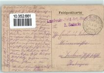 57810 Donnelay 1918 - Feldpost WK I