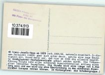 Franz Josefs Haus - Beschreibung aufgeklebt Hüttenstempel