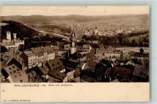 08396 O9611 Waldenburg , Sachs - Blick vom Kirchturm
