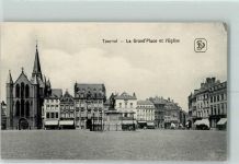 Tournai 1915 - Kirche Denkmal Feldpost WK I