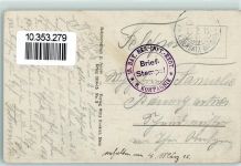 28260 Rouvres 1915 - Feldpost WK I Kirche