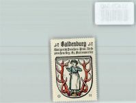 Baldenburg Bialy Bor - Vignette Wappen Kaffee Hag ca 1920-1940