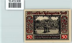 03149 O7570 Forst Lausitz - Notgeld Rosengarten