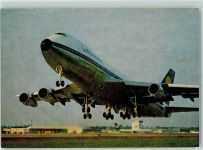 Boing 747 Jumbo Jet beim Start AK Lufthansa
