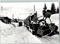 48400 Rousses 1950 - Repro Gare des Rousses en hiver vers 1950