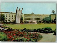 10115 W1000 Tempelhof - Flughafen Luftbrückendenkmal Doppeldeckerbusse Park