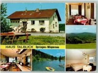 65321 W6209 Springen , Untertaunus - Gasthaus Haus Talblick Tresen Wispersee Ruderboote