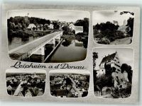 89340 W8874 Leipheim - Donaubrücke Schloß Leipheim