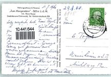 69483 W6948 Siedelsbrunn - Höhengasthaus u. Pension Zum Morgenstern Inh. Hans Heuer